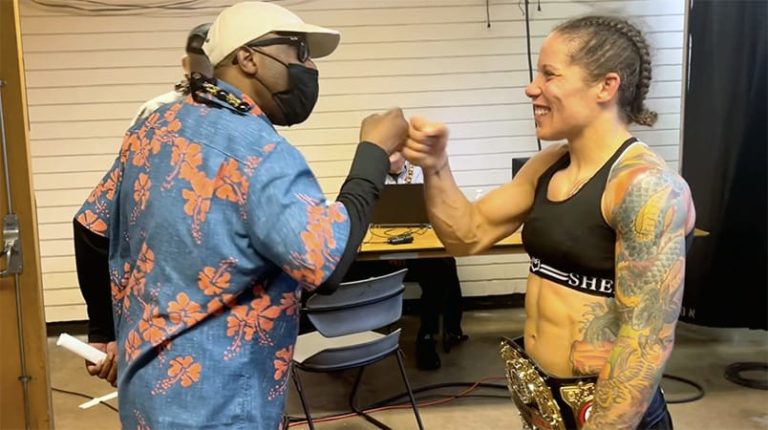 Behind the Scenes at Liz Carmouche’s Bellator Title Fight in Hawaii